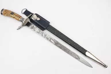 SOLD - Shooting Award Hirschfanger - DJV