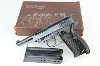 SOLD - Stunning AC 41 Walther P.38 - Two Matching Magazines