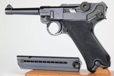 SOLD - Terrific Black Widow Mauser Luger