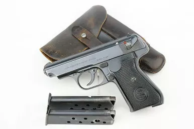 SOLD - Very Rare "Double Eagle" Sauer 38h Rig