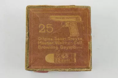 SOLD - Vinatge 7.65mm Ammo