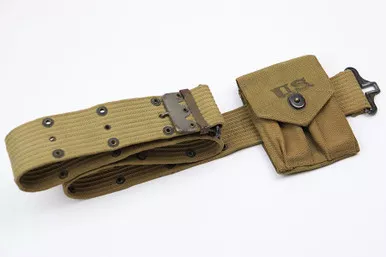 SOLD - WW2 1911A1 Magazine Pouch & Belt
