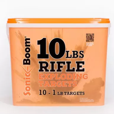 Sonic Boom 10 Pound Exploding Rifle Target - 10 1lb Pack - SBT0110P