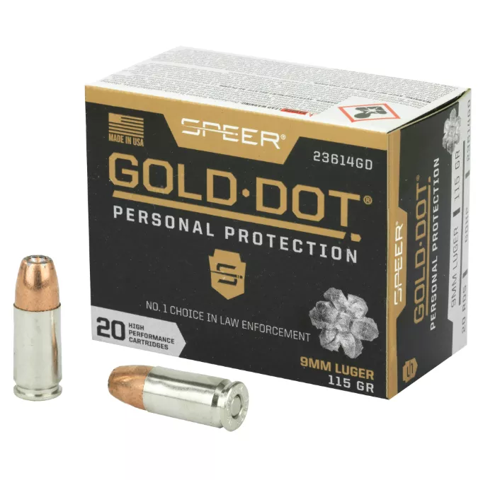 Speer Gold Dot 9mm 115g HP