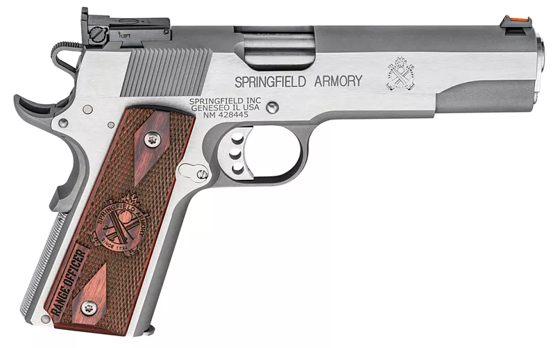 Springfield Armory 1911-A1 Stainless Range Officer 45 ACP Pistol
