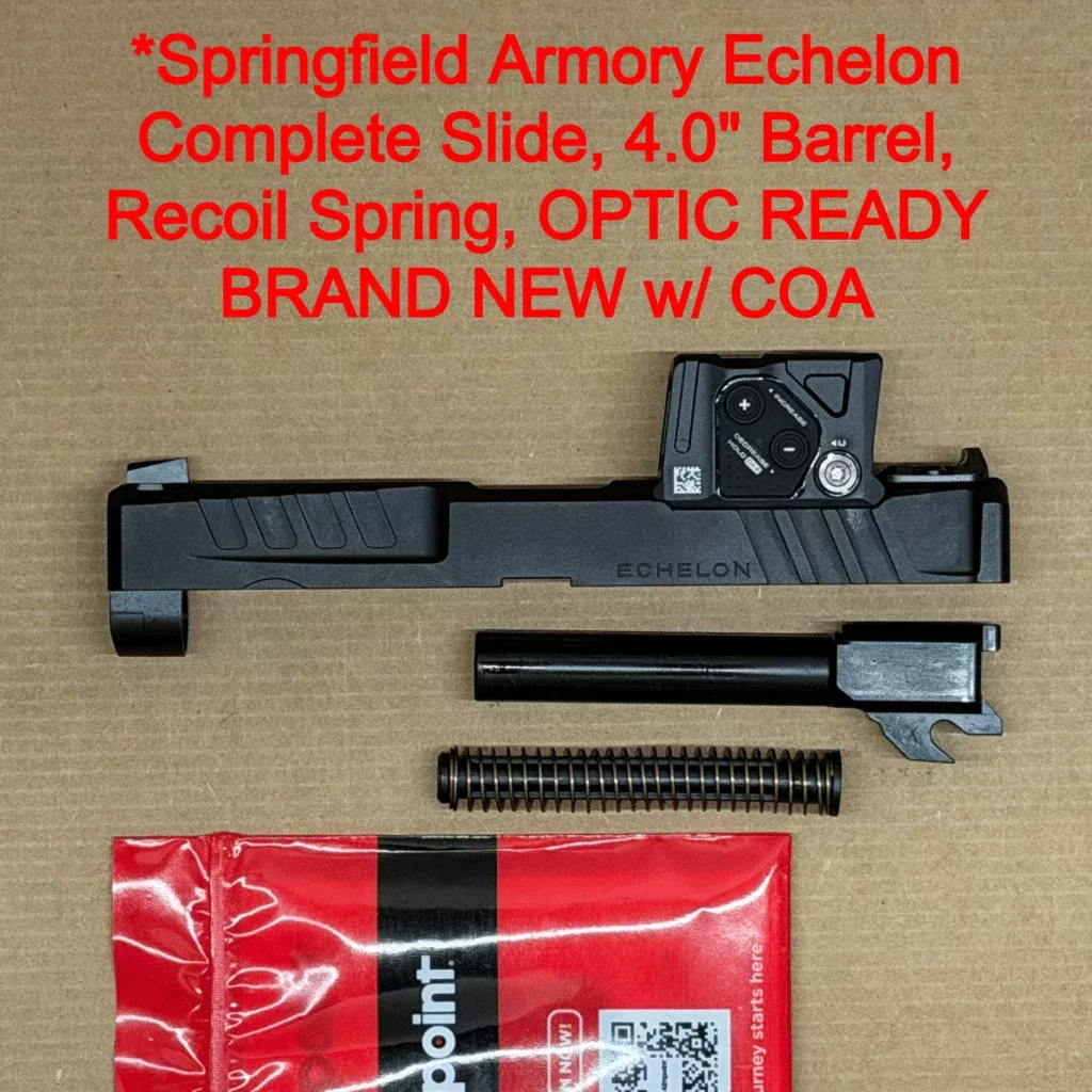 Springfield Echelon 9mm OEM 4.0″ Complete Slide with Aimpoint COA Factory Installed – NEW