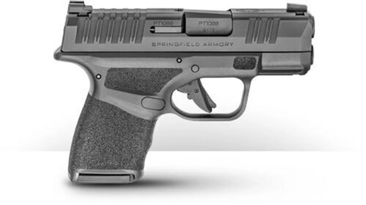 Springfield Hellcat 9mm, 3″ Barrel, Tritium Front/Tactical Rear Sight, Black, 10rd