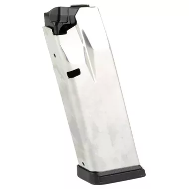 Springfield Hellcat Pro 9mm 15-Round Magazines Silver Stainless Steel Body