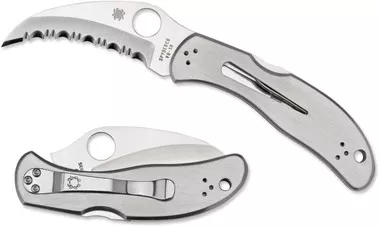 Spyderco C08S Harpy Folding Knife 2.75" Hawkbill Serrated Blade