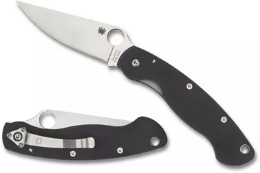 Spyderco C36GPE Military Folding Knife 4" Plain Edge
