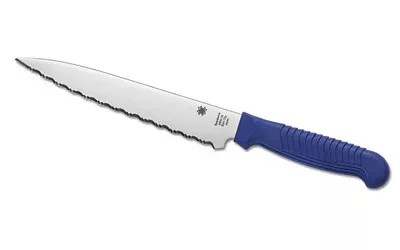 Spyderco K04SBL Utility Knife 6.5″ Steel Drop Point Polypropylene