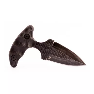 Stroup SD1 Fixed Blade Knife 2.5" Black Blade