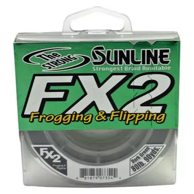 Sunline FX2 Braided Fishing Line – Dark Green