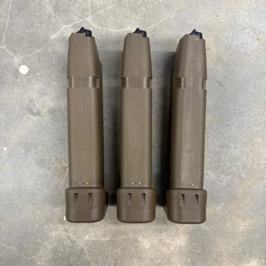 Surplus Glock 22/35 .40 S&W 16 Round Extended Magazine FDE
