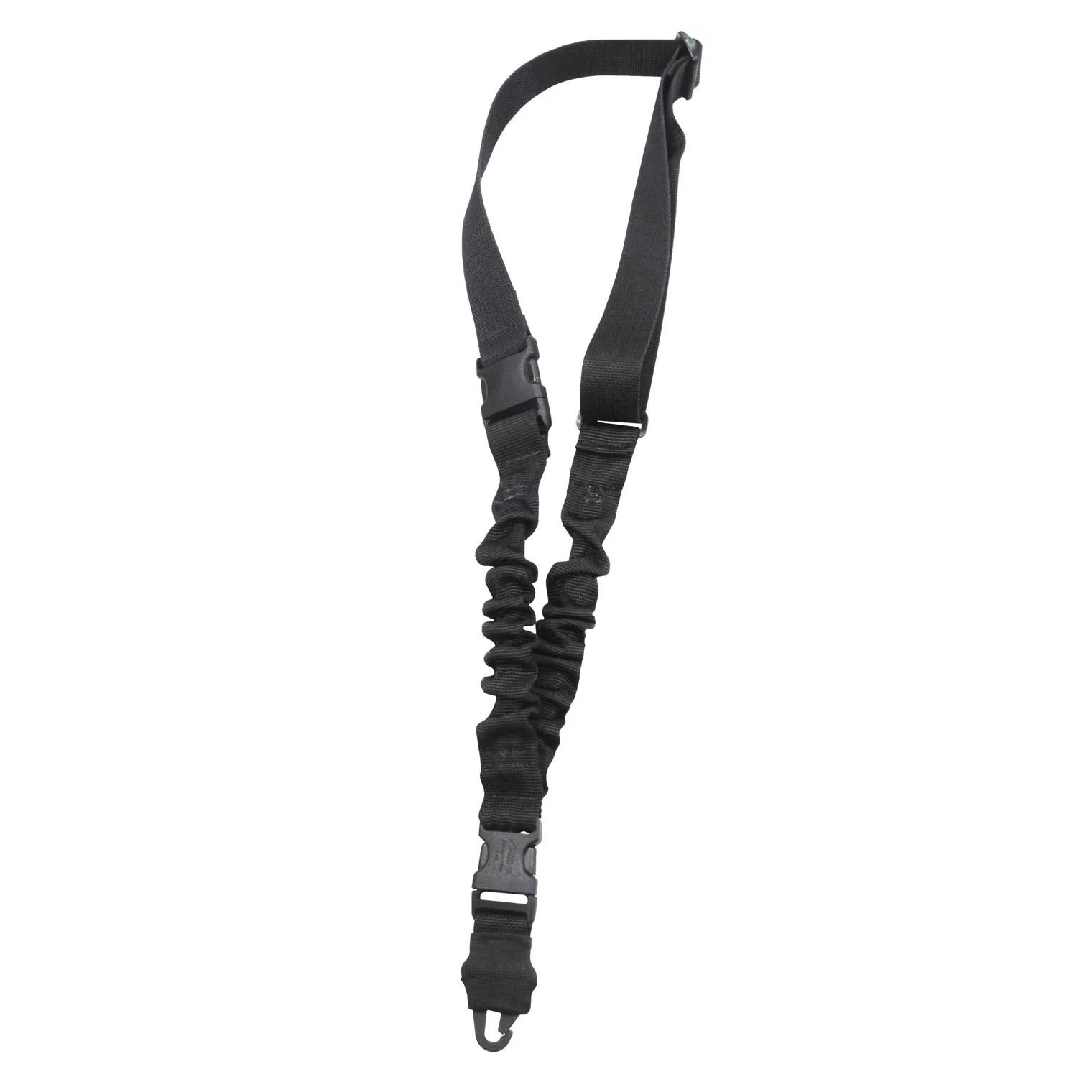 Tacshield T6010BK Shock Sling Black Webbing Single-Point Rifle/Shotgun