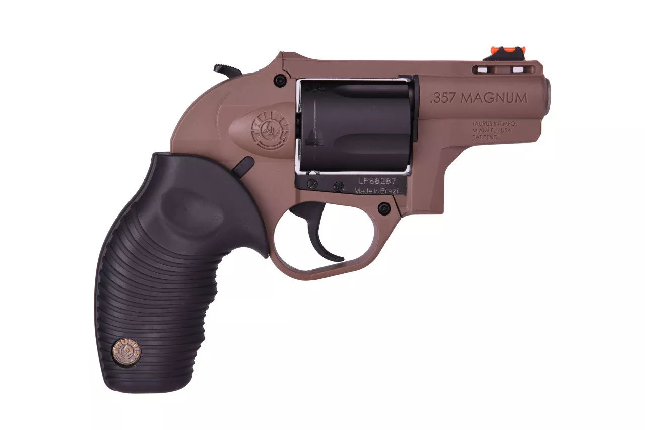 Taurus 605 Protector Polymer .357 Magnum/38 Special Black / Brown 2″ Barrel 5 Shot