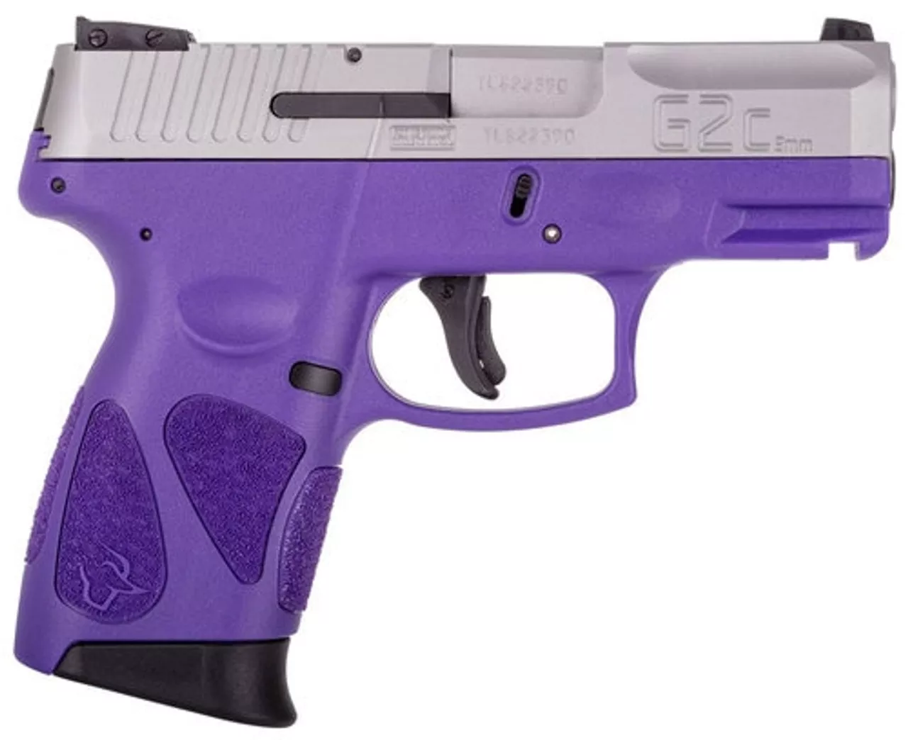 Taurus G2c, 9mm, 3.25″ Barrel, 12rd, Dark Purple Frame, Stainless Steel Slide