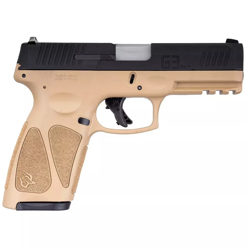 Taurus G3 9mm Luger 4in Matte Black/Tan Pistol – 15+1 Rounds