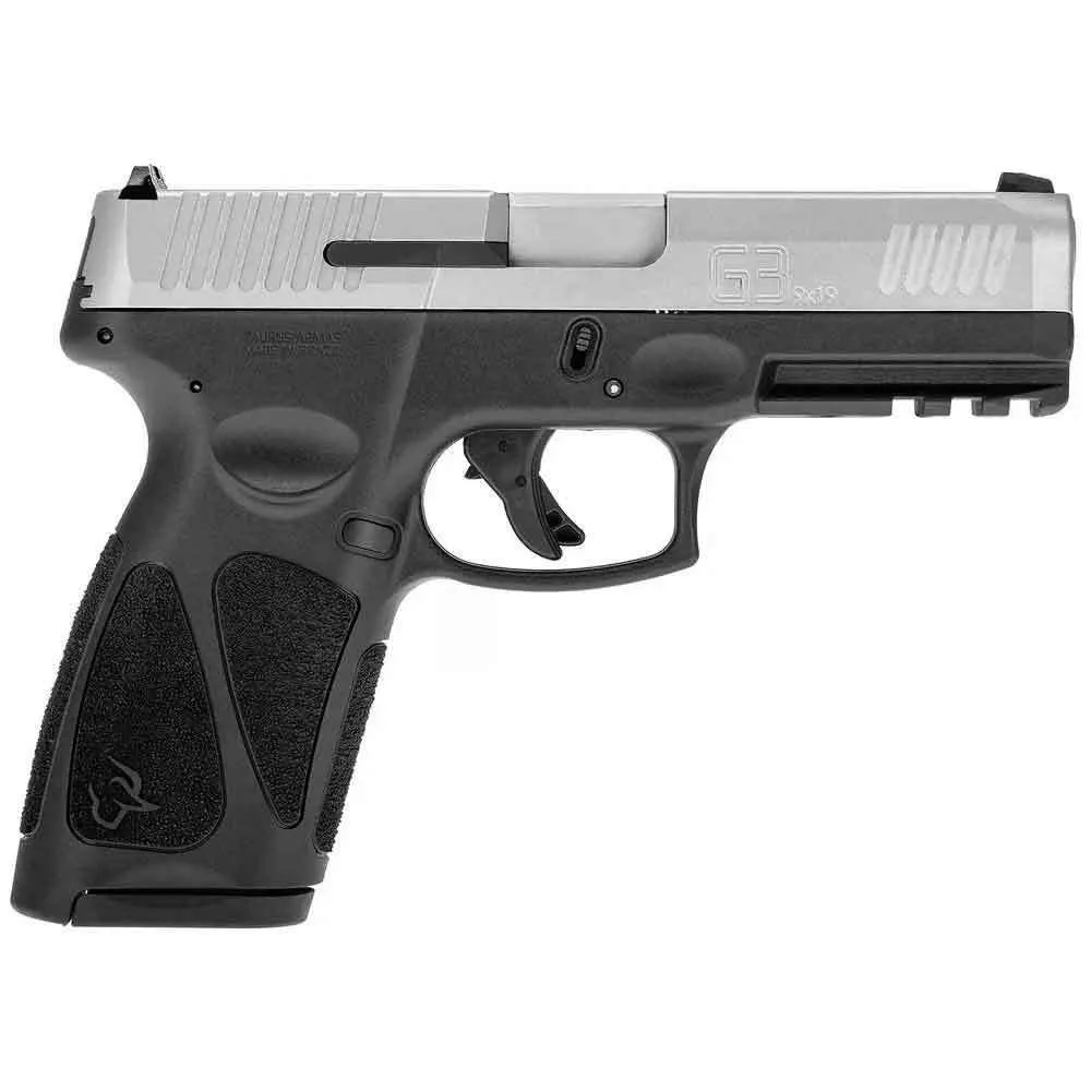 Taurus G3 9mm Luger 4in Stainless/Gray Pistol – 15+1 Rounds