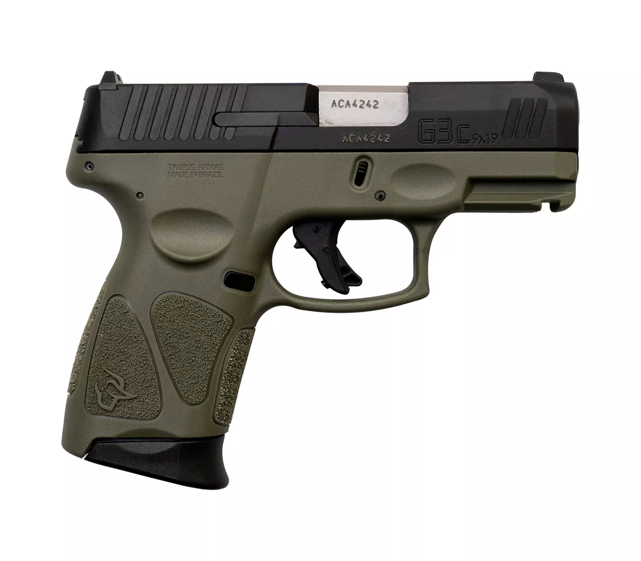 Taurus G3C 9mm, 3.26″ Barrel, MTSr, Black, 12rd
