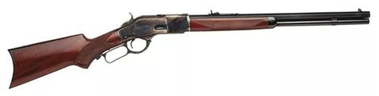 Taylor’s 1873 Lever .357 Rem Mag 20″ Octagon, Walnut Stock, CH Receiver Blued