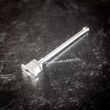 Titanium Factory Grip Length Screw with Titanium Nut - AKM/74/100