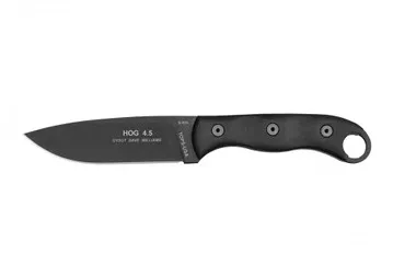 Tops HOG 4.5 Fixed Blade Knife 4.38" Plain Edge