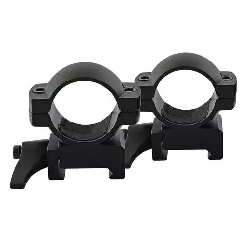 Traditions A1373 Scope Ring SetWeaver Medium Quick Detach 1″ Matte Black Aluminum