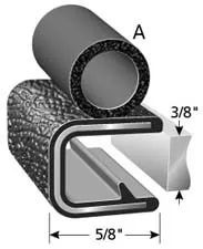 Trim Lock Weather Strip GI Issue 20 ft
