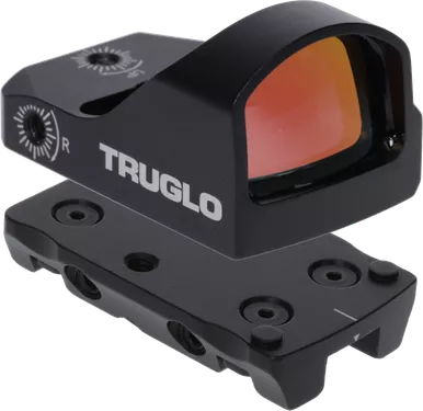 Truglo Tru-Tec Micro Red Dot Sight 3 MOA Dot with Shotgun Rib Mount