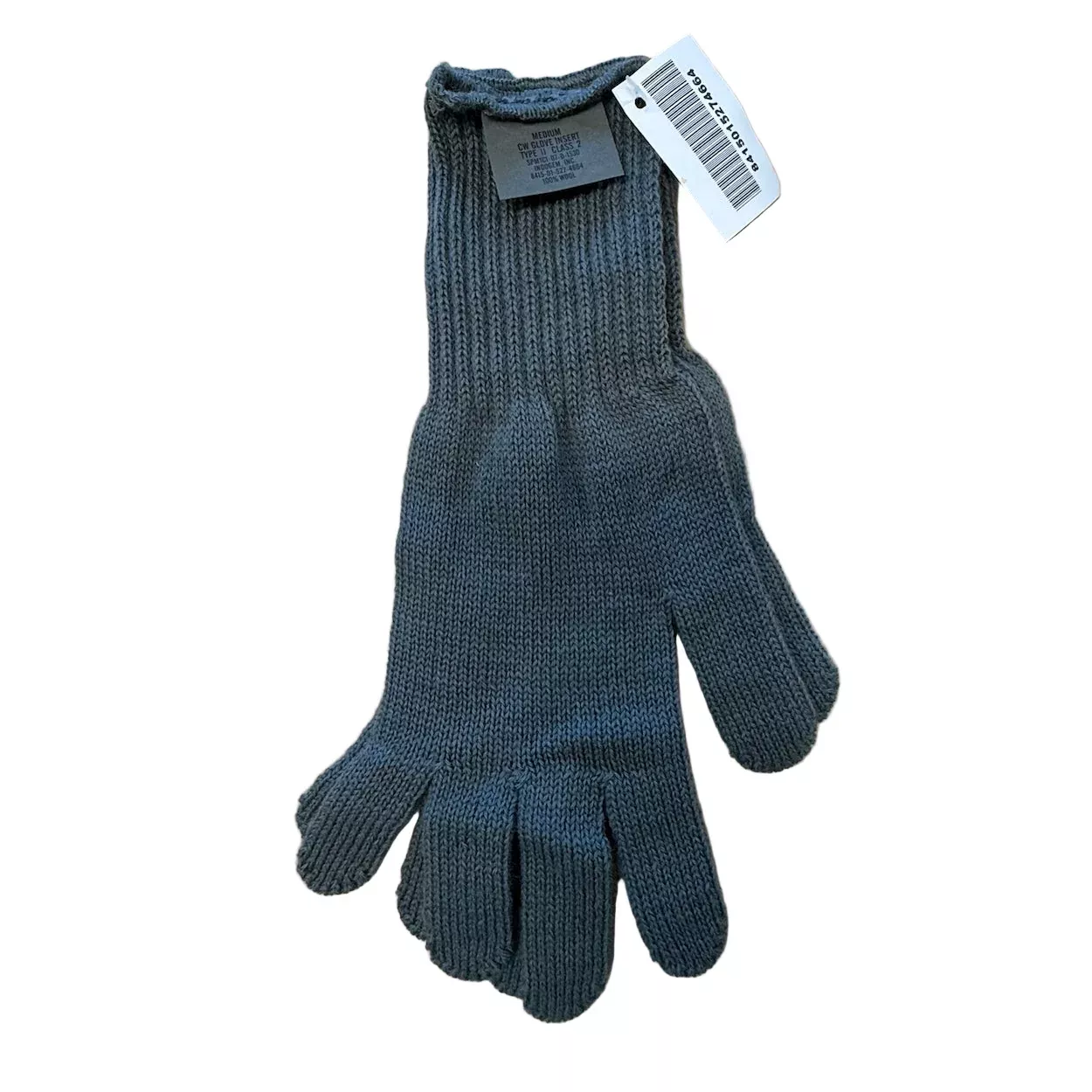 US Army Cold Weather Wool Glove Liners - 100% Wool Insert - New