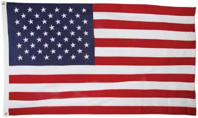 USA Embroidered 600D Polyester Flag 4x6
