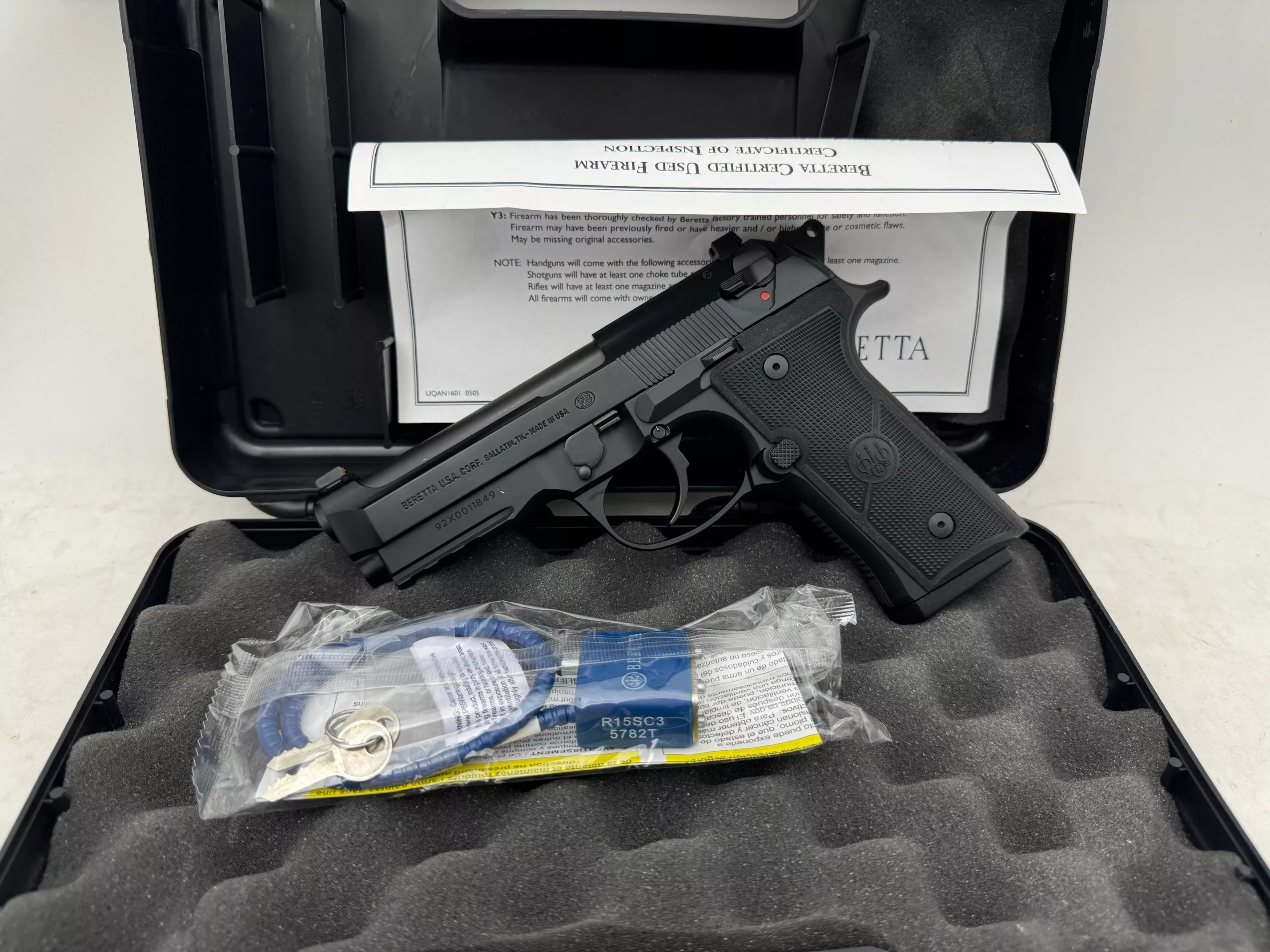 Used Beretta 92X 9mm Centurion J92QR921G