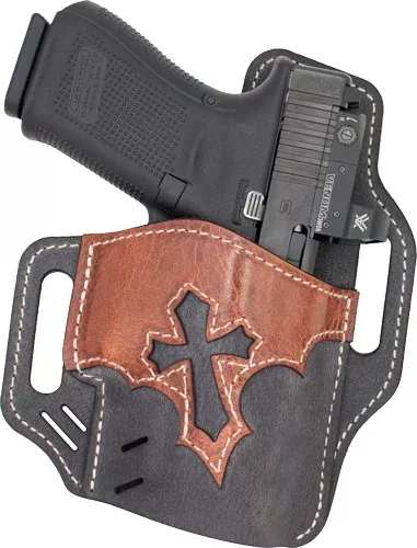 Versacarry VERSACARRY ARC ANGEL VINTAGE HOLSTER OWB GREY/TAN SIZE 3