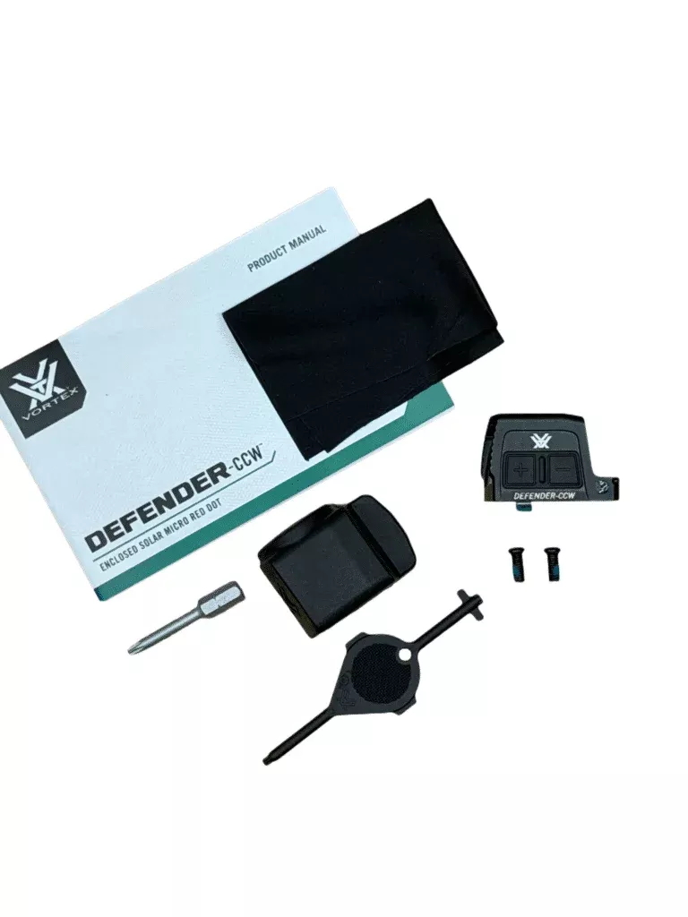 Vortex Defender CCW Enclosed Solar Red Dot – RMSc Micro Optic – BRAND NEW