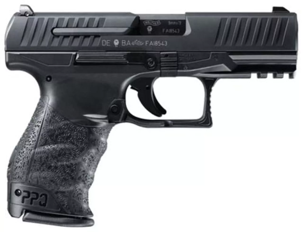 Walther PPQ Classic 9mm 4″ Black 15 Round, 2 Mags