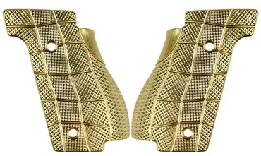Walther Q5 | Q4 Match Steel Frame (SF) GridLOK Brass Grips