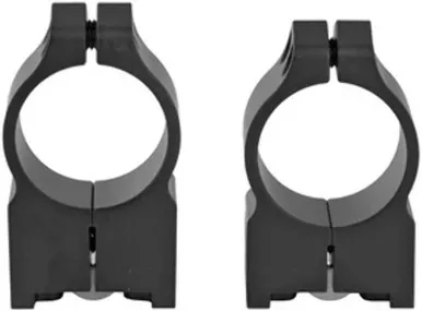 Warne 1" Medium Rifle Scope Rings for Ruger M77 Black 1R7M USED