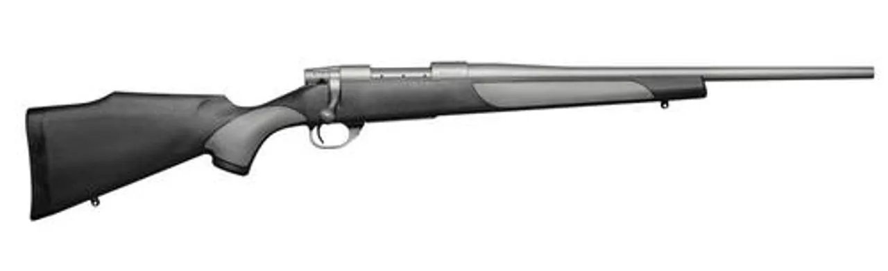 Weatherby Vanguard Weatherguard Carbine, .22-250 Rem, 20″, Tactical Grey, Griptonite Stock