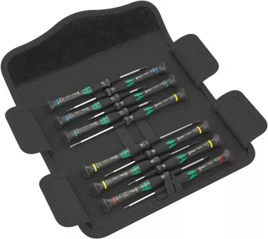 Wera Kraftform Micro 12 Universal 1 Screwdriver Set for Electronic Applications 12/Pieces