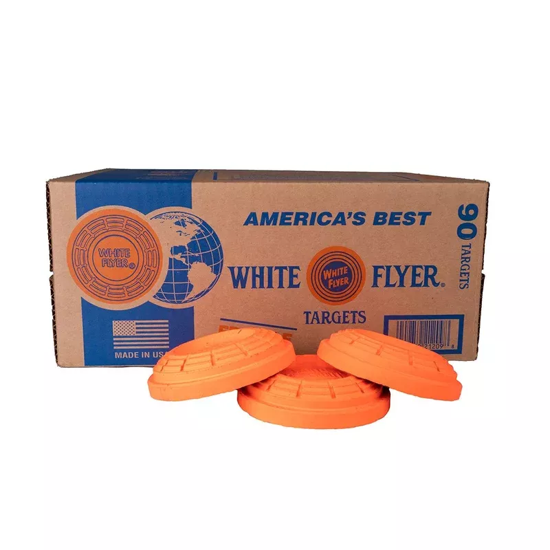 White Flyer BLACKOUT Trap and Skeet Targets – 90 Pack