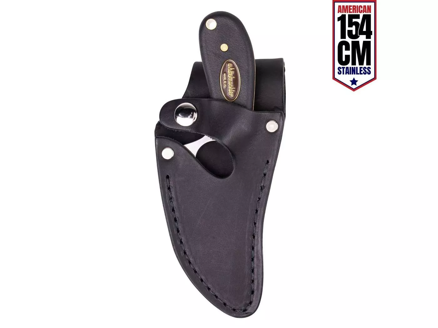Whiteknuckler Convertible C7 – Signature Stonewashed Blackout 154CM, Fixed Blade