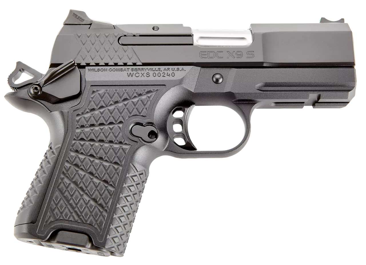 Wilson Combat EDC X9 Subcompact 9mm 3.25″, , Black G10 Grip Ambi Safety, 10 rd, 15 rd
