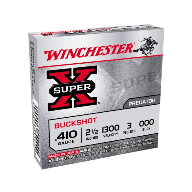 WINCHESTER AMMO 410GA SUPER X OOO BUCK 3