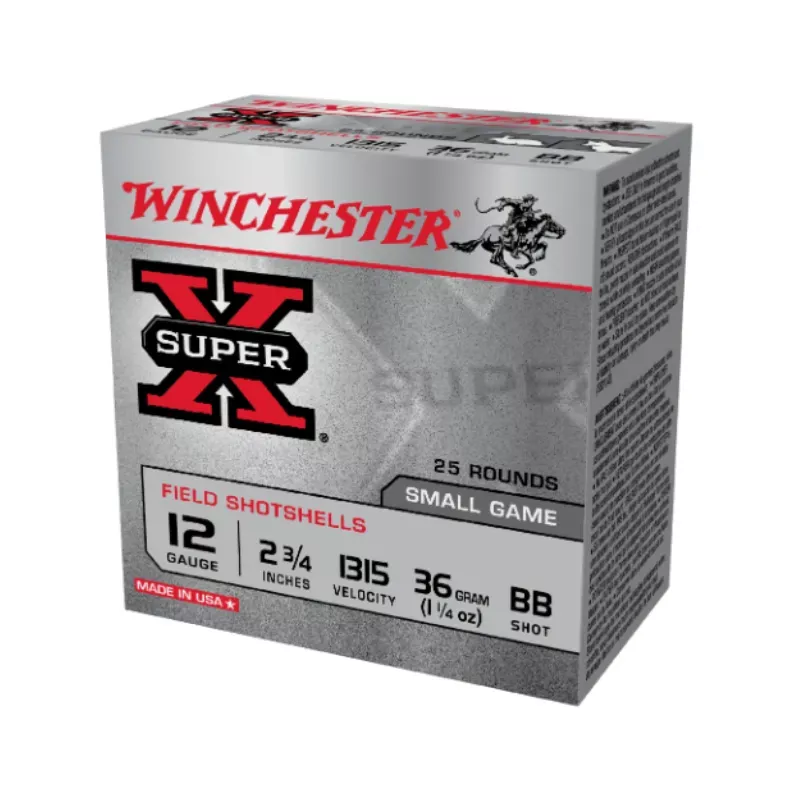 WINCHESTER AMMO SUPER X 12GA BB 2-3 /4'' 36GM