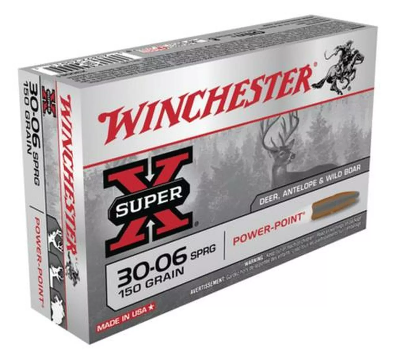 Winchester Super X 30-06 Springfield Power-Point 150gr, 20Box/10Case