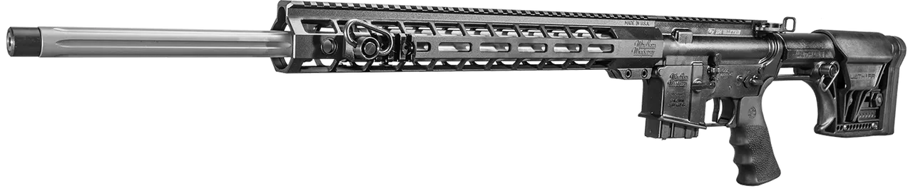 Windham Weaponry R22 AR-15 224 Valkyrie 22″ Barrel SS, Black Fixed Luth-AR Adjustable Checkpiece Stock Black Hardcoat Anodized Receiver, 5rd Mag