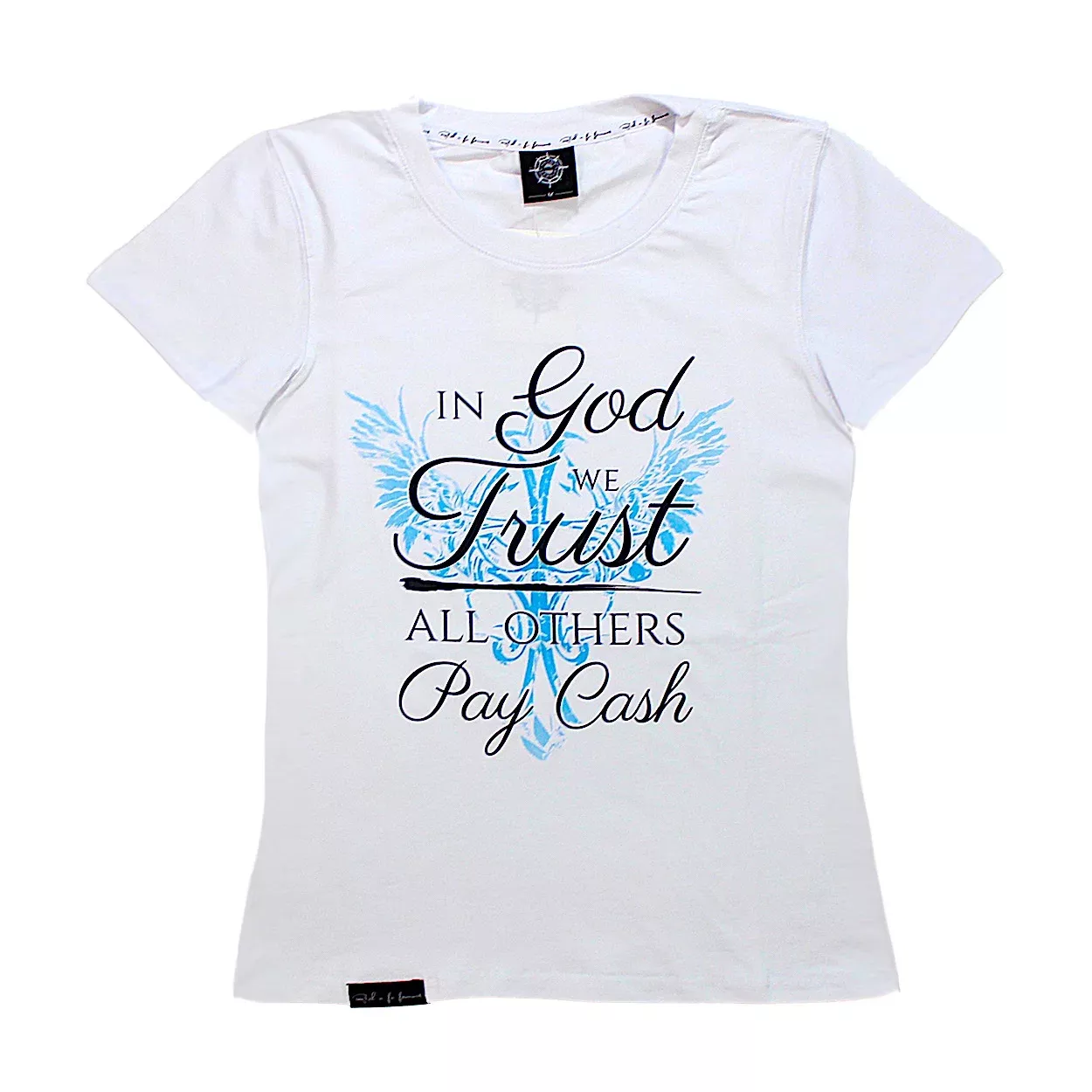 Women's RNF In God We Trust Premium Fitted Tee - Premium Collection