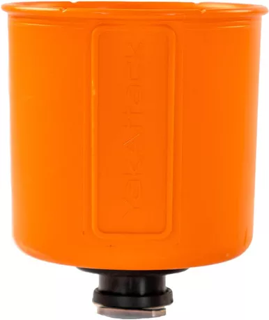 YakAttack MultiMount Cup Holder Compatible W/ GearTrac & MightyMount Orange