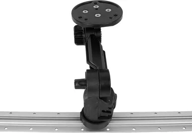 YakAttack Round Base Fish Finder Mount, Black - FFP-1005 USED